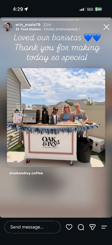 Oak and Ivy Coffee Cart photo 2